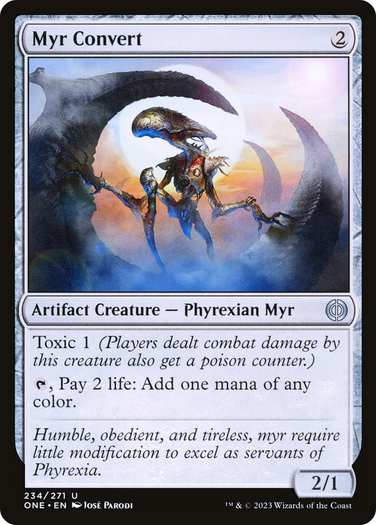 Myr Convert [Phyrexia: All Will Be One] | Deep Dive Games St. Marys