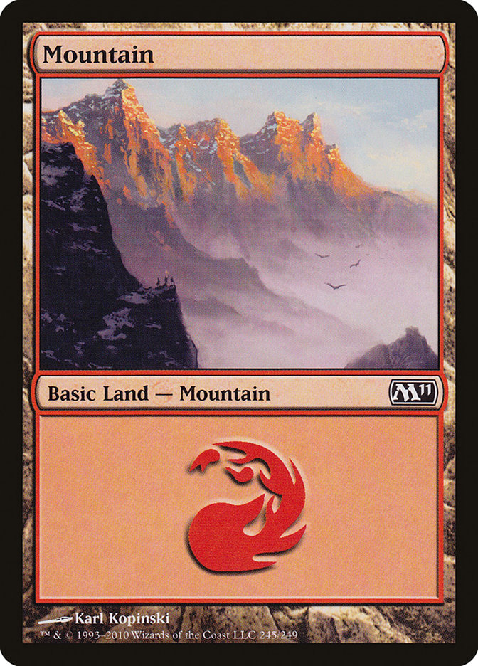 Mountain (245) [Magic 2011] | Deep Dive Games St. Marys