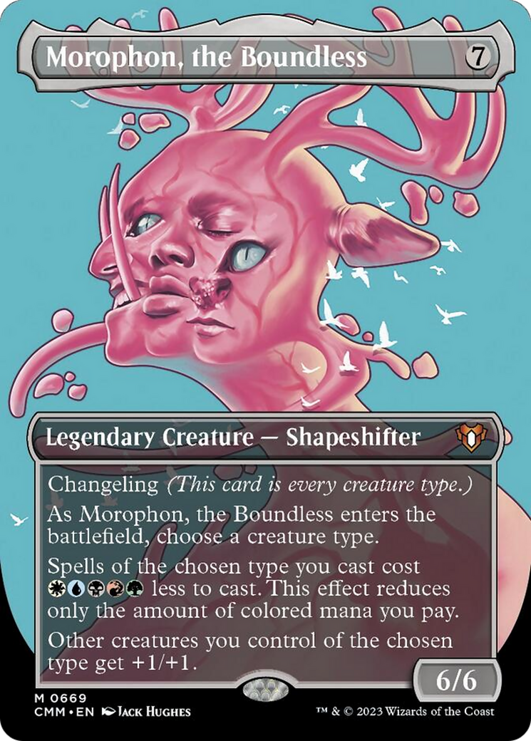 Morophon, the Boundless (Borderless Profile) [Commander Masters] | Deep Dive Games St. Marys