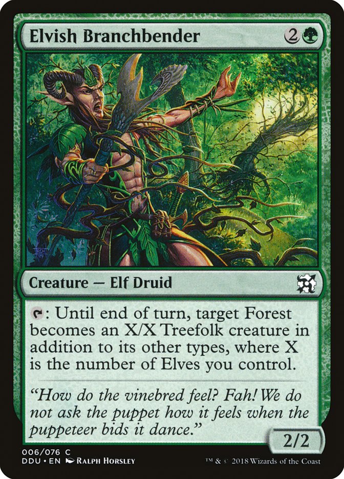 Elvish Branchbender [Duel Decks: Elves vs. Inventors] | Deep Dive Games St. Marys