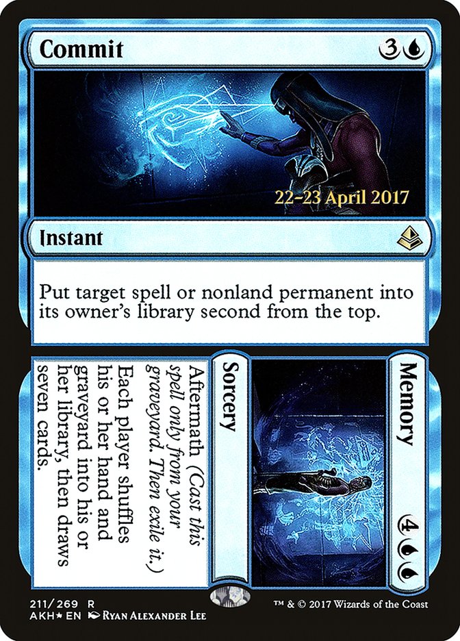 Commit // Memory [Amonkhet Prerelease Promos] | Deep Dive Games St. Marys