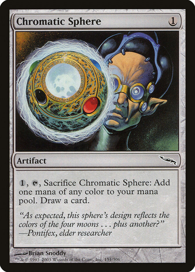 Chromatic Sphere [Mirrodin] | Deep Dive Games St. Marys