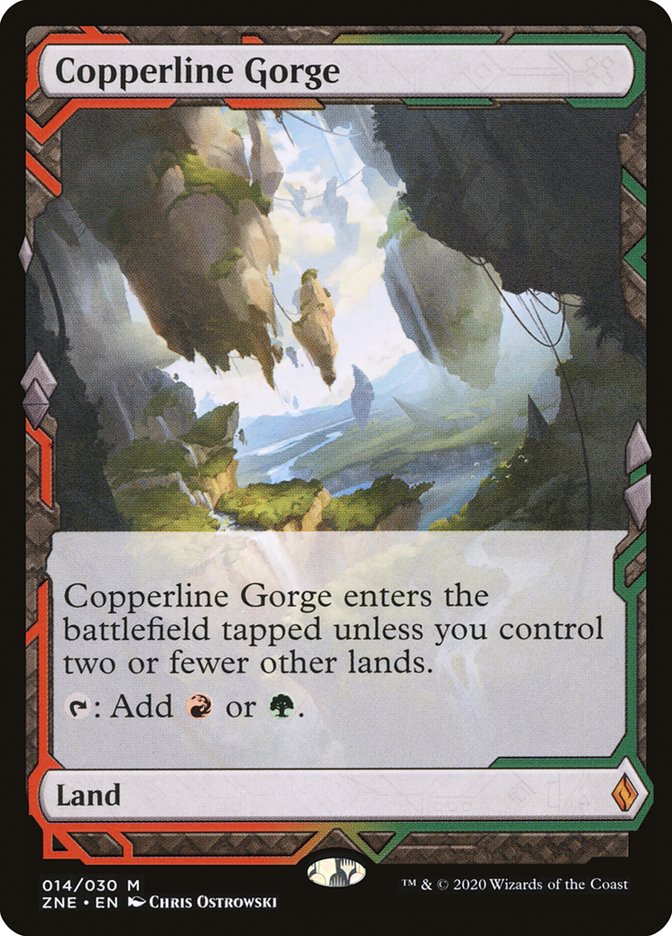 Copperline Gorge (Expeditions) [Zendikar Rising Expeditions] | Deep Dive Games St. Marys