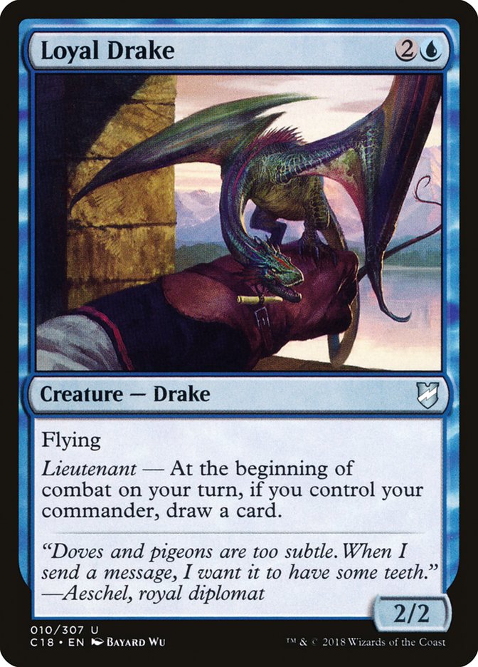 Loyal Drake [Commander 2018] | Deep Dive Games St. Marys
