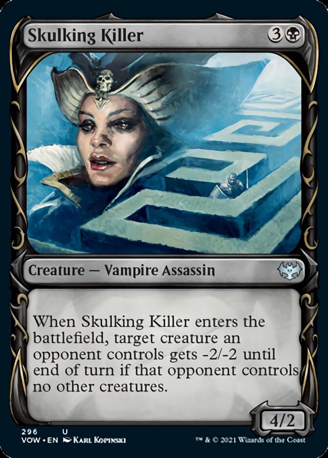 Skulking Killer (Showcase Fang Frame) [Innistrad: Crimson Vow] | Deep Dive Games St. Marys