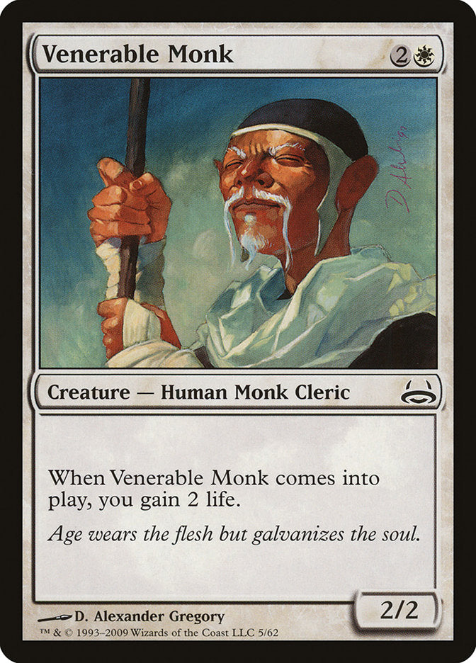 Venerable Monk [Duel Decks: Divine vs. Demonic] | Deep Dive Games St. Marys