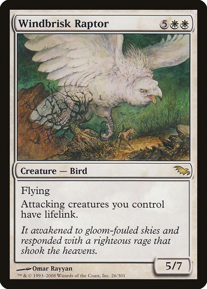 Windbrisk Raptor [Shadowmoor] | Deep Dive Games St. Marys