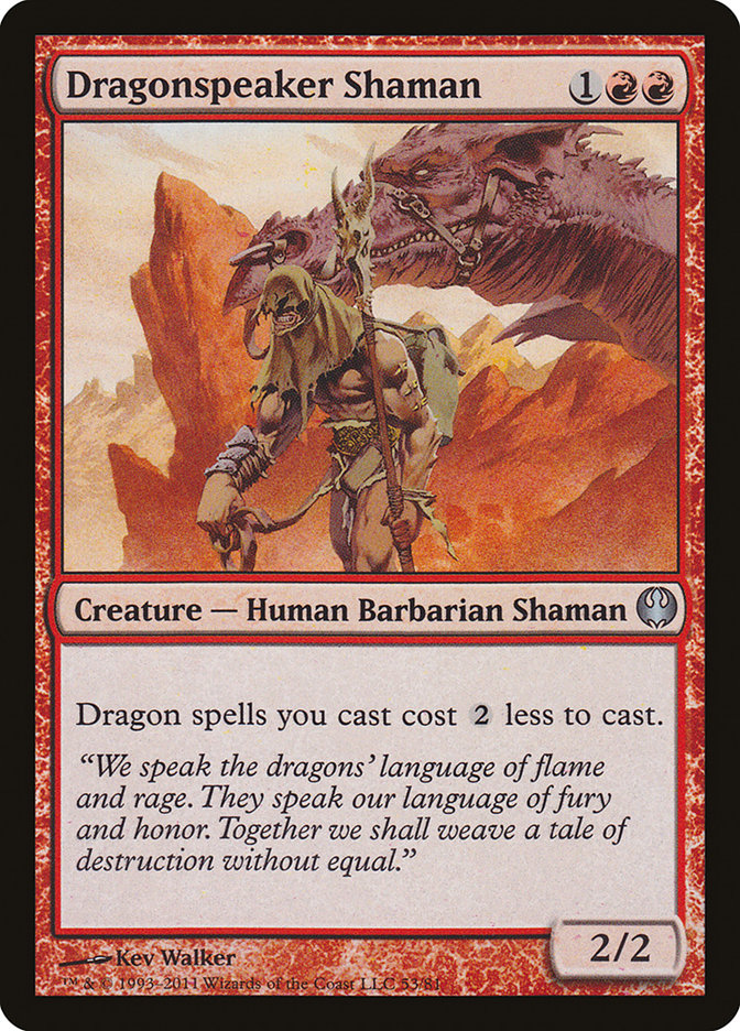 Dragonspeaker Shaman [Duel Decks: Knights vs. Dragons] | Deep Dive Games St. Marys