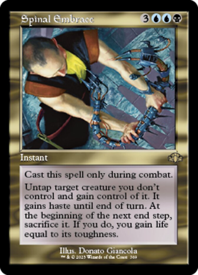 Spinal Embrace (Retro) [Dominaria Remastered] | Deep Dive Games St. Marys