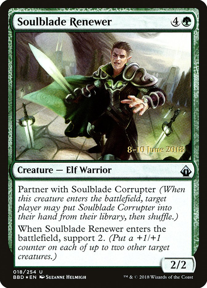 Soulblade Renewer [Battlebond Prerelease Promos] | Deep Dive Games St. Marys