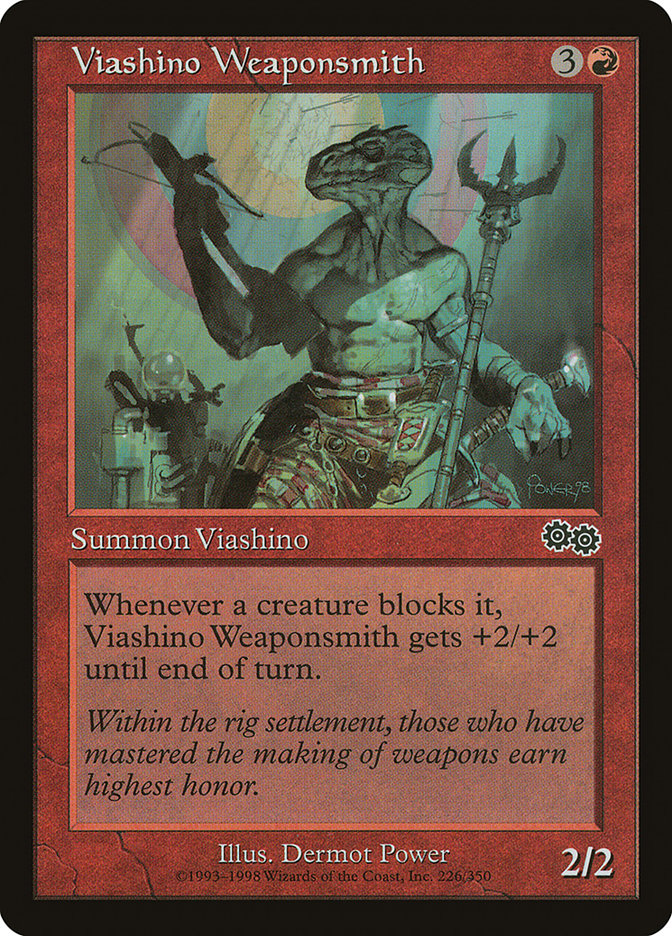 Viashino Weaponsmith [Urza's Saga] | Deep Dive Games St. Marys