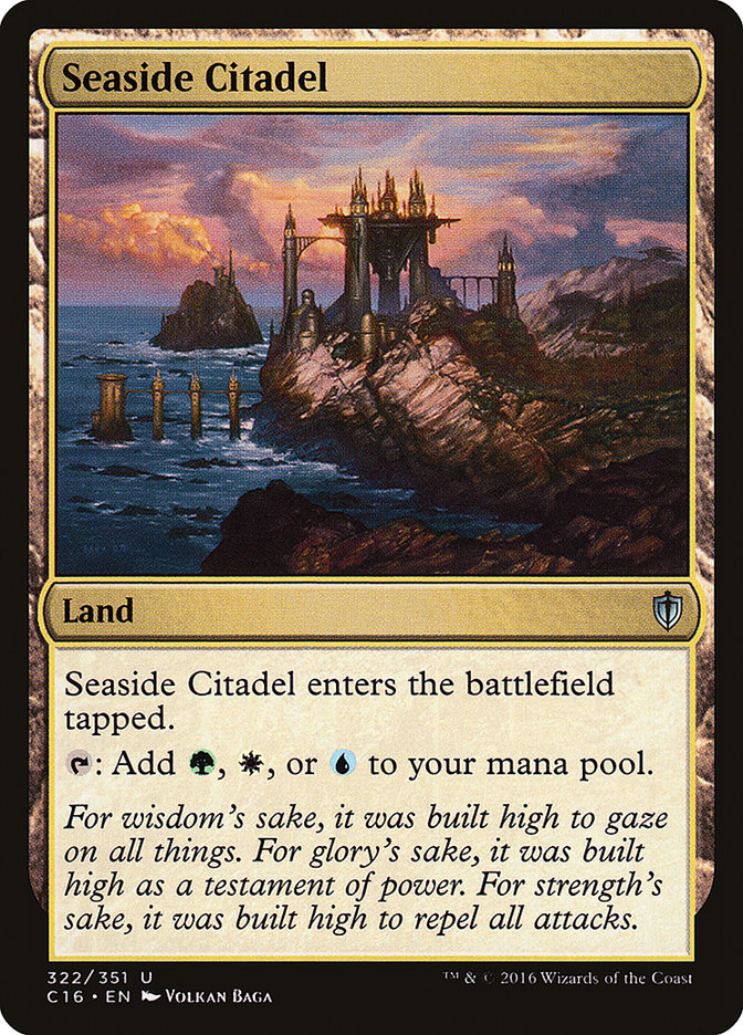 Seaside Citadel [Commander 2016] | Deep Dive Games St. Marys
