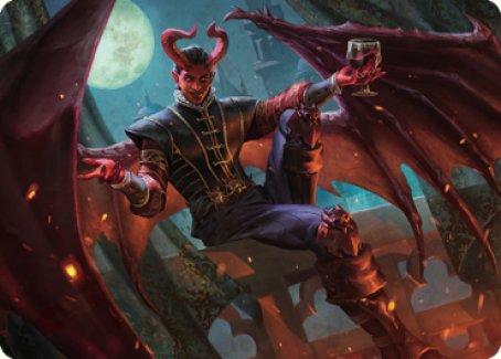 Raphael, Fiendish Savior Art Card (40) [Commander Legends: Battle for Baldur's Gate Art Series] | Deep Dive Games St. Marys