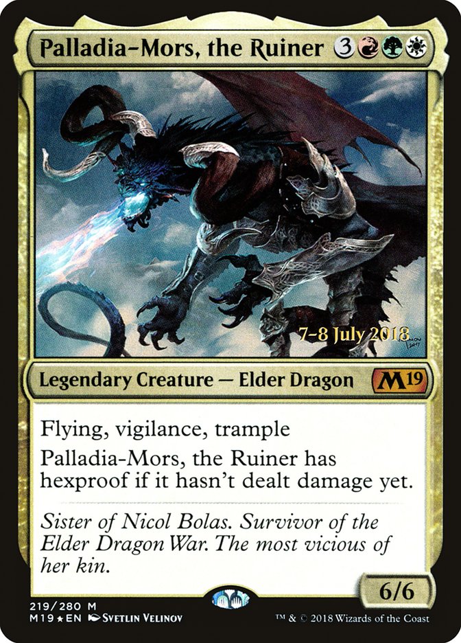 Palladia-Mors, the Ruiner [Core Set 2019 Prerelease Promos] | Deep Dive Games St. Marys