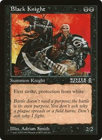 Black Knight (Oversized) [Oversize Cards] | Deep Dive Games St. Marys