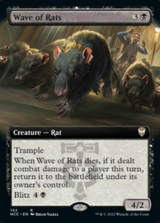 Wave of Rats (Extended Art) [Streets of New Capenna Commander] | Deep Dive Games St. Marys