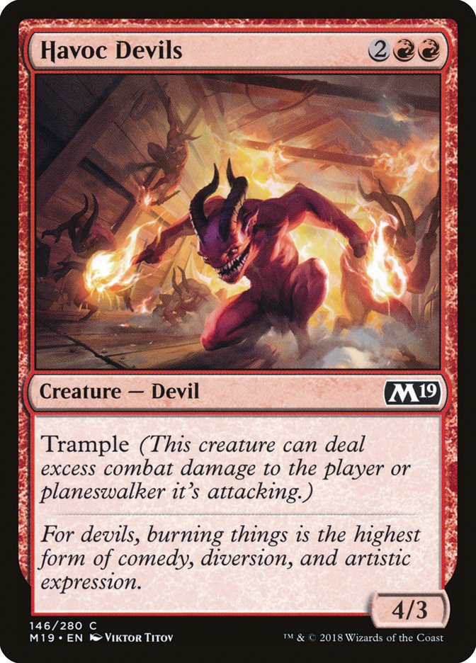 Havoc Devils [Core Set 2019] | Deep Dive Games St. Marys