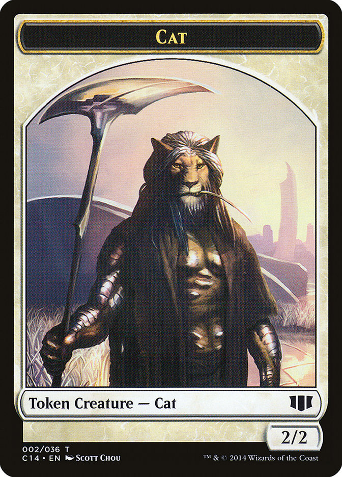 Angel // Cat Double-Sided Token [Commander 2014 Tokens] | Deep Dive Games St. Marys