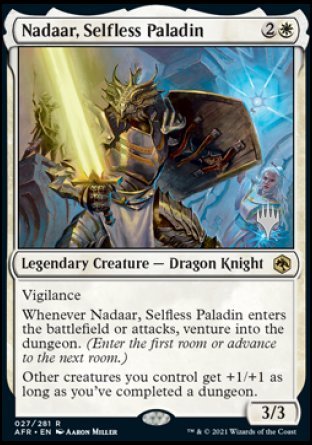 Nadaar, Selfless Paladin (Promo Pack) [Dungeons & Dragons: Adventures in the Forgotten Realms Promos] | Deep Dive Games St. Marys