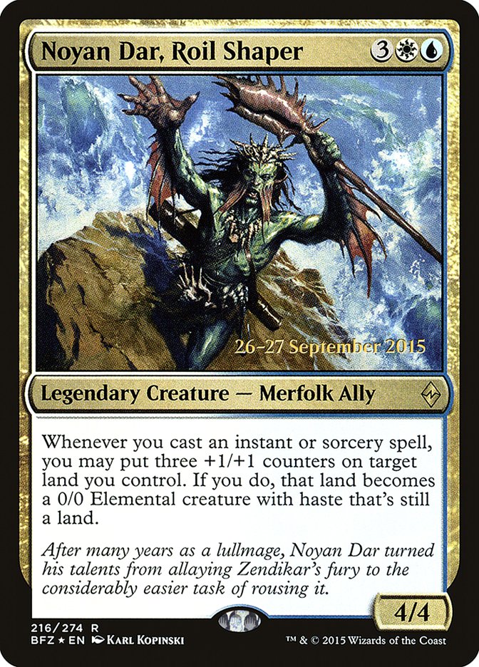 Noyan Dar, Roil Shaper [Battle for Zendikar Prerelease Promos] | Deep Dive Games St. Marys