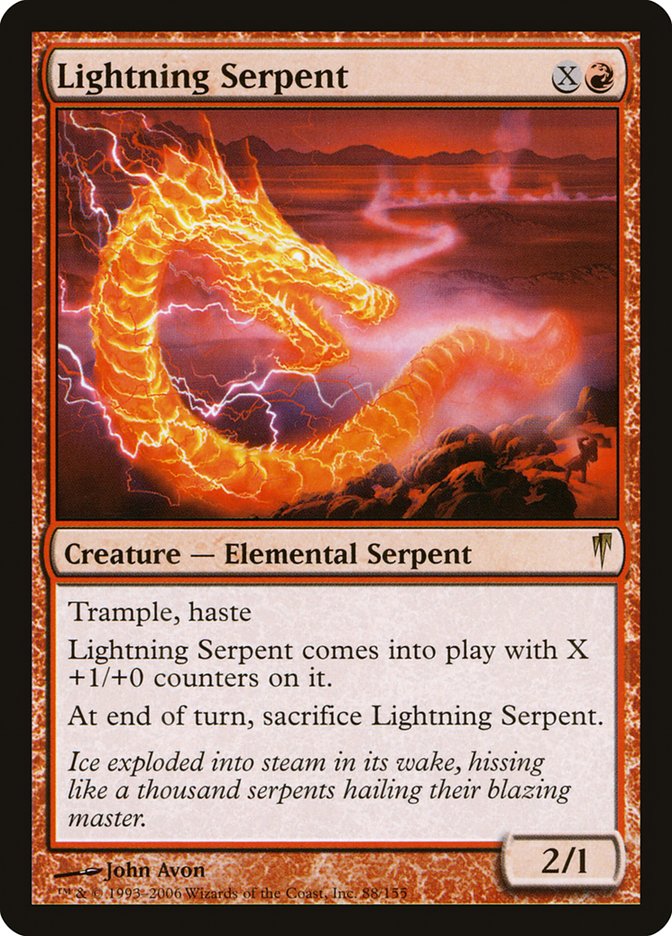 Lightning Serpent [Coldsnap] | Deep Dive Games St. Marys