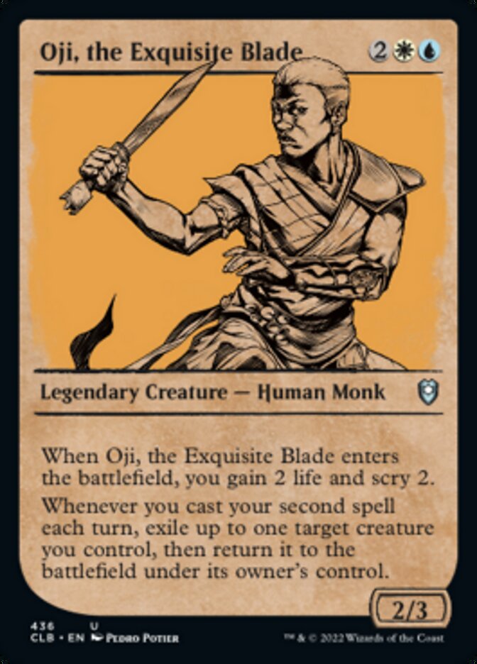 Oji, the Exquisite Blade (Showcase) [Commander Legends: Battle for Baldur's Gate] | Deep Dive Games St. Marys