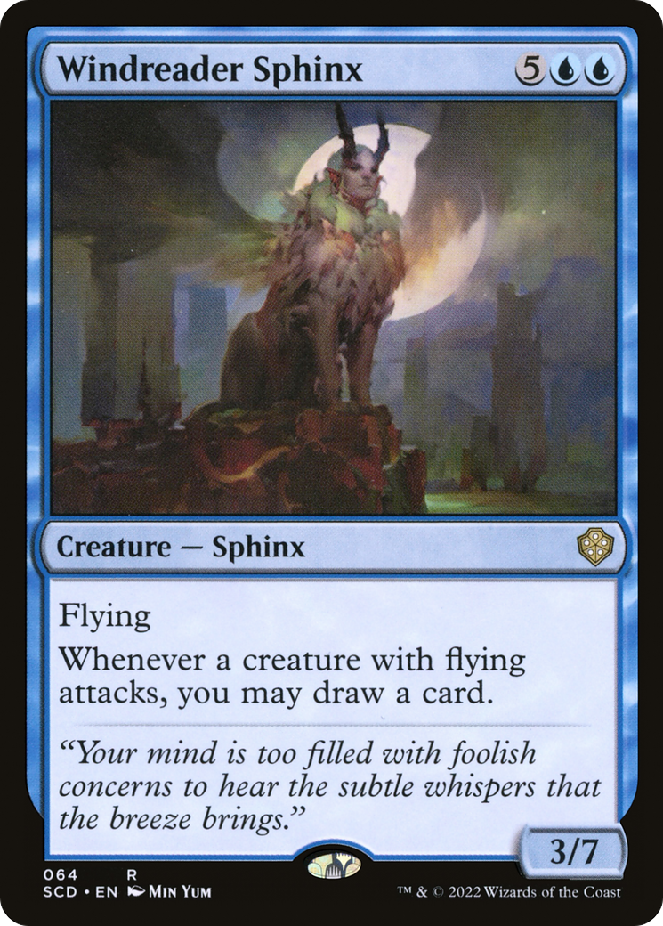 Windreader Sphinx [Starter Commander Decks] | Deep Dive Games St. Marys