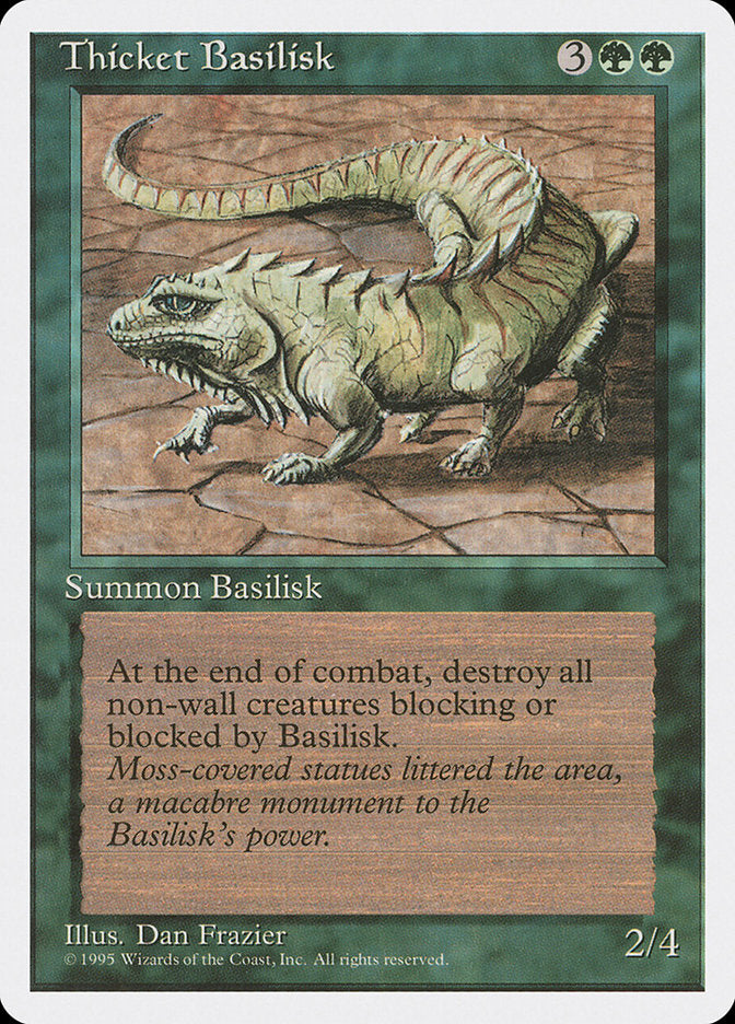 Thicket Basilisk [Fourth Edition] | Deep Dive Games St. Marys