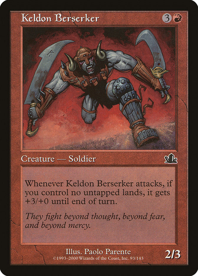 Keldon Berserker [Prophecy] | Deep Dive Games St. Marys