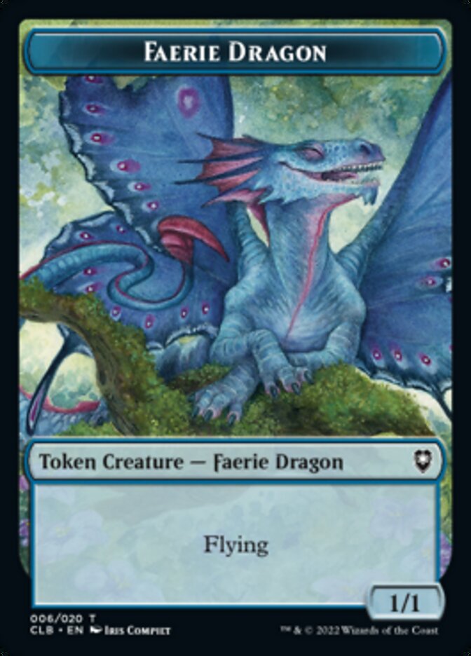 Faerie Dragon Token [Commander Legends: Battle for Baldur's Gate Tokens] | Deep Dive Games St. Marys