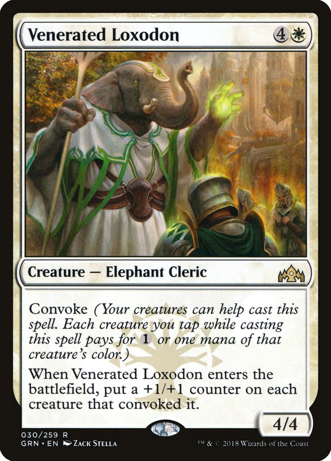 Venerated Loxodon [Guilds of Ravnica] | Deep Dive Games St. Marys