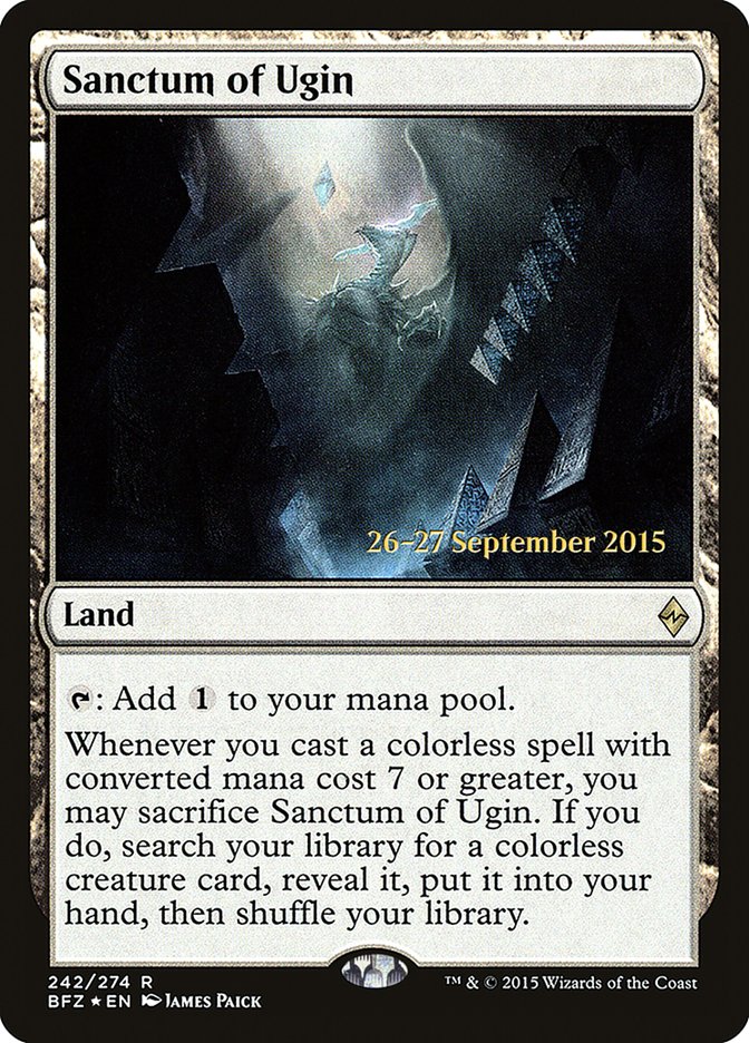 Sanctum of Ugin [Battle for Zendikar Prerelease Promos] | Deep Dive Games St. Marys