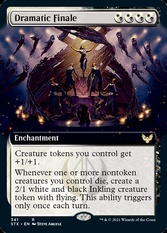 Dramatic Finale (Extended Art) [Strixhaven: School of Mages] | Deep Dive Games St. Marys