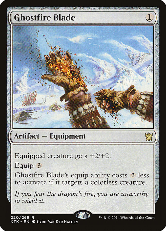 Ghostfire Blade [Khans of Tarkir] | Deep Dive Games St. Marys