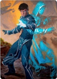 Jace, Mirror Mage 1 Art Card [Zendikar Rising Art Series] | Deep Dive Games St. Marys