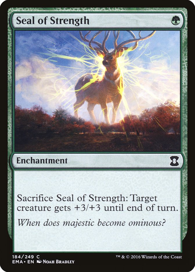 Seal of Strength [Eternal Masters] | Deep Dive Games St. Marys