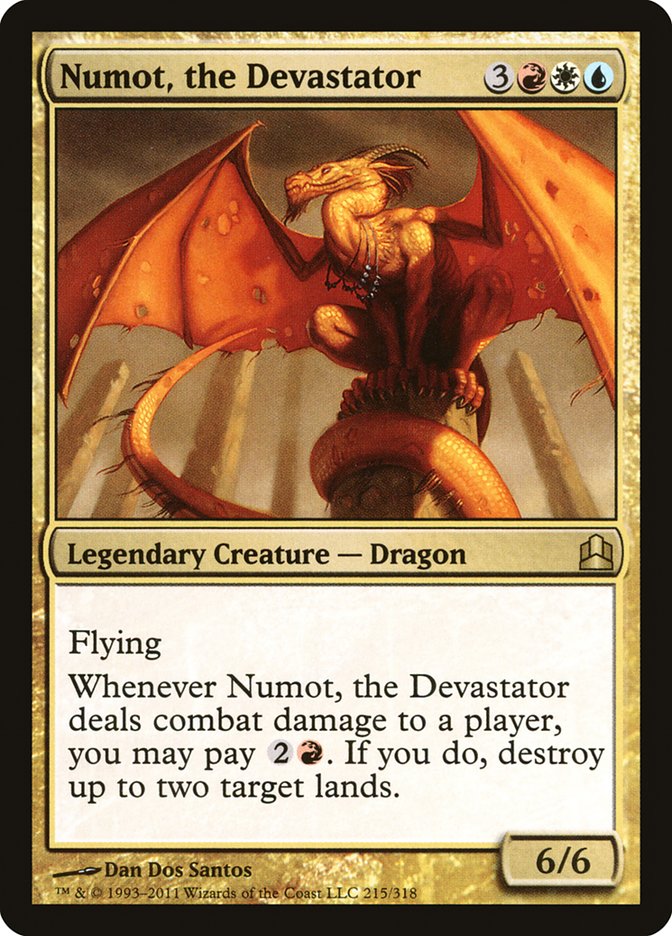 Numot, the Devastator [Commander 2011] | Deep Dive Games St. Marys