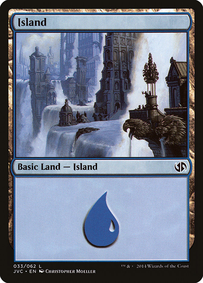 Island (33) [Duel Decks Anthology] | Deep Dive Games St. Marys