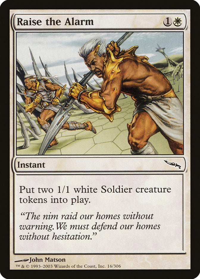Raise the Alarm [Mirrodin] | Deep Dive Games St. Marys