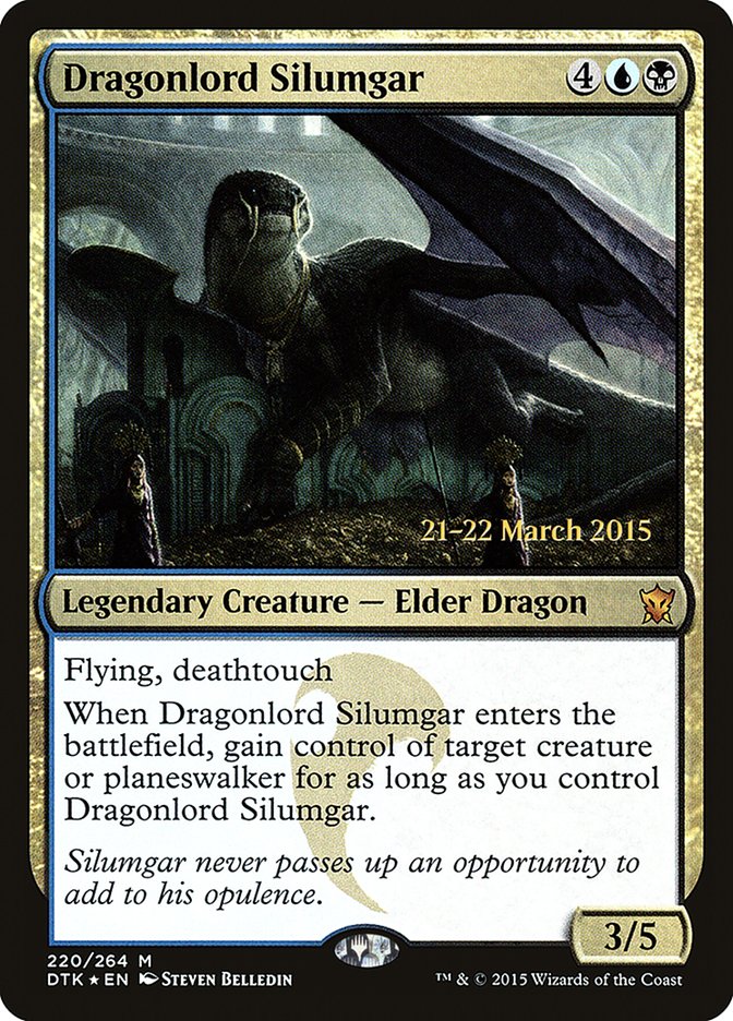 Dragonlord Silumgar [Dragons of Tarkir Prerelease Promos] | Deep Dive Games St. Marys