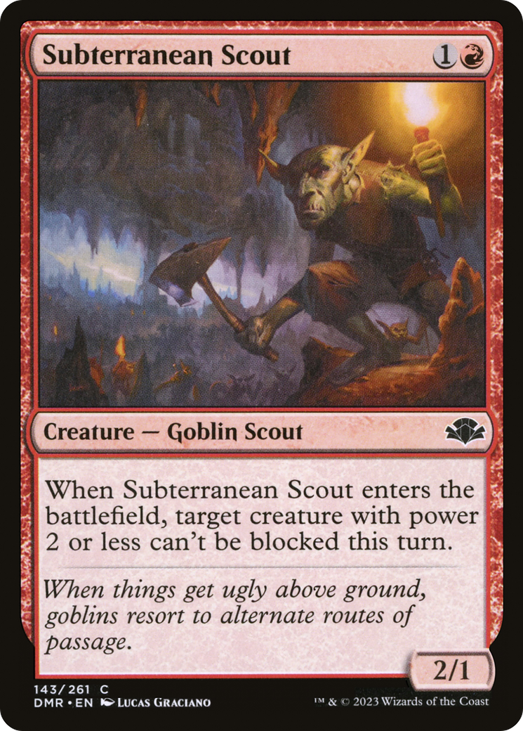 Subterranean Scout [Dominaria Remastered] | Deep Dive Games St. Marys