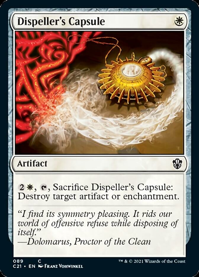 Dispeller's Capsule [Commander 2021] | Deep Dive Games St. Marys