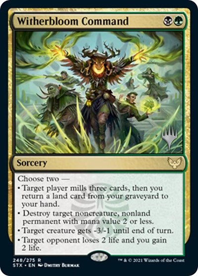 Witherbloom Command (Promo Pack) [Strixhaven: School of Mages Promos] | Deep Dive Games St. Marys