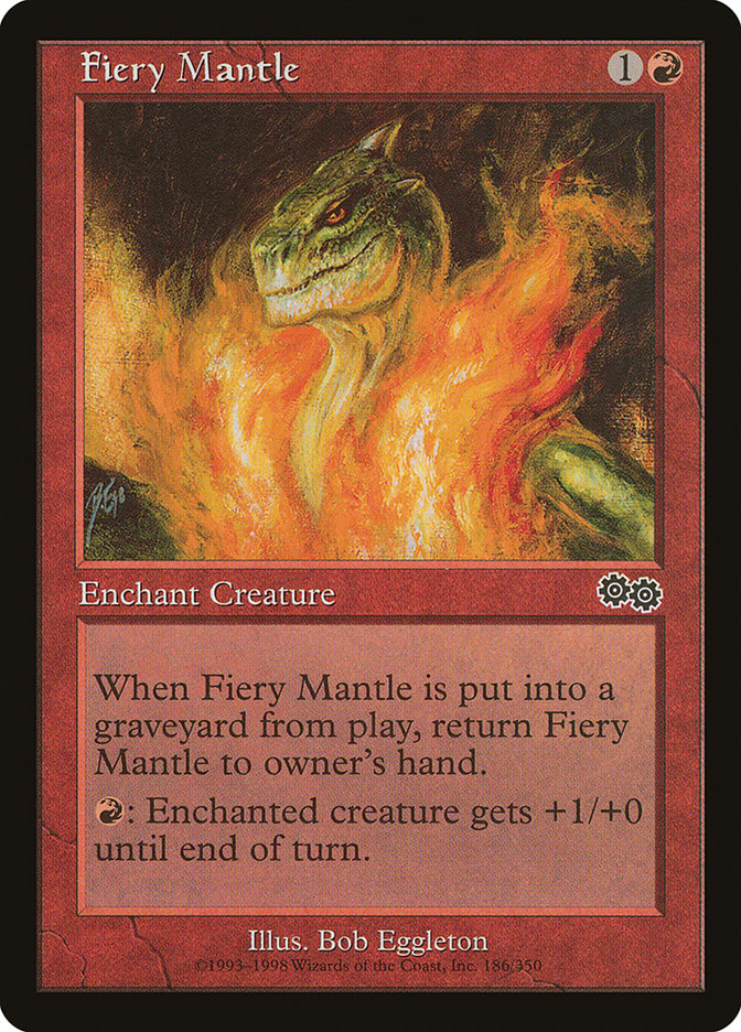 Fiery Mantle [Urza's Saga] | Deep Dive Games St. Marys