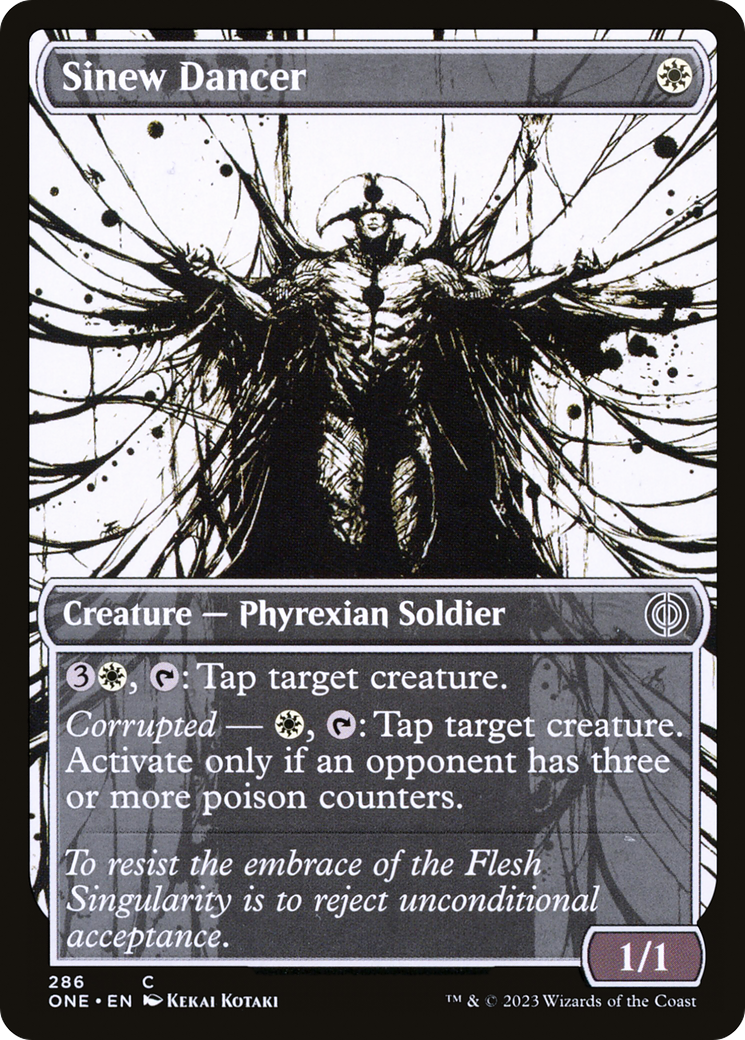 Sinew Dancer (Showcase Ichor) [Phyrexia: All Will Be One] | Deep Dive Games St. Marys