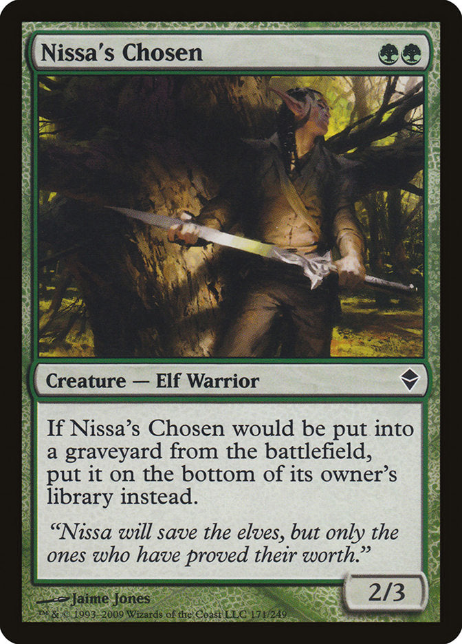 Nissa's Chosen [Zendikar] | Deep Dive Games St. Marys