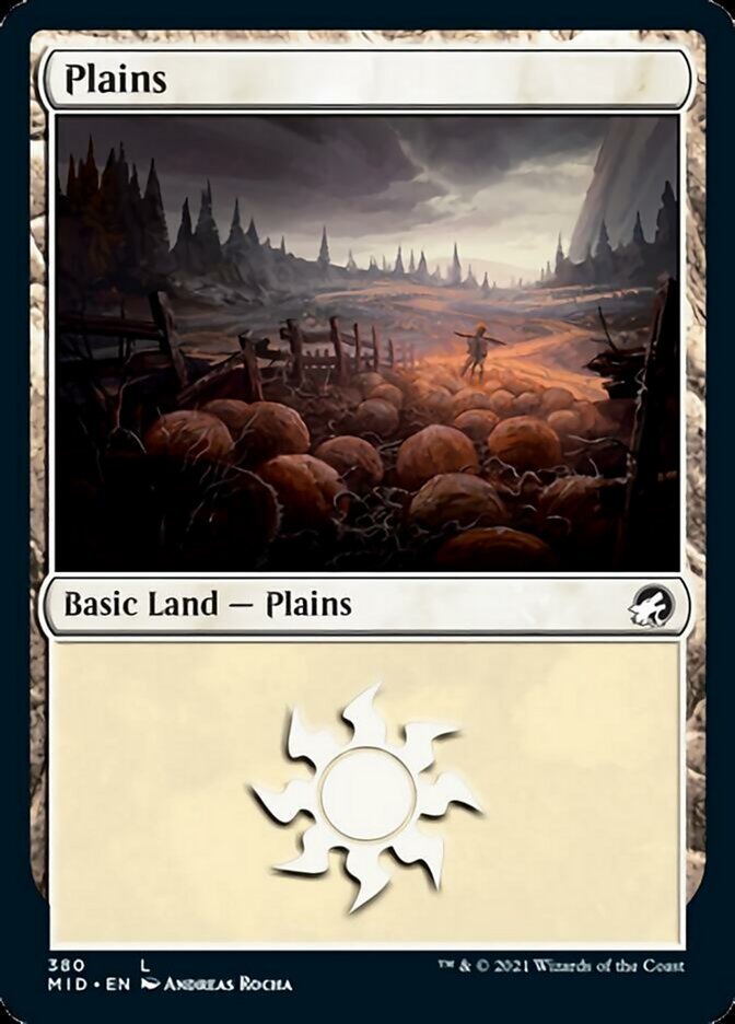 Plains (380) [Innistrad: Midnight Hunt] | Deep Dive Games St. Marys