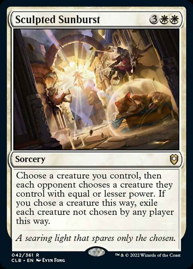 Sculpted Sunburst [Commander Legends: Battle for Baldur's Gate] | Deep Dive Games St. Marys
