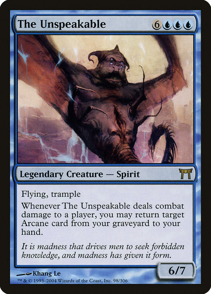 The Unspeakable [Champions of Kamigawa] | Deep Dive Games St. Marys
