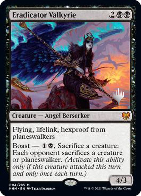 Eradicator Valkyrie (Promo Pack) [Kaldheim Promos] | Deep Dive Games St. Marys